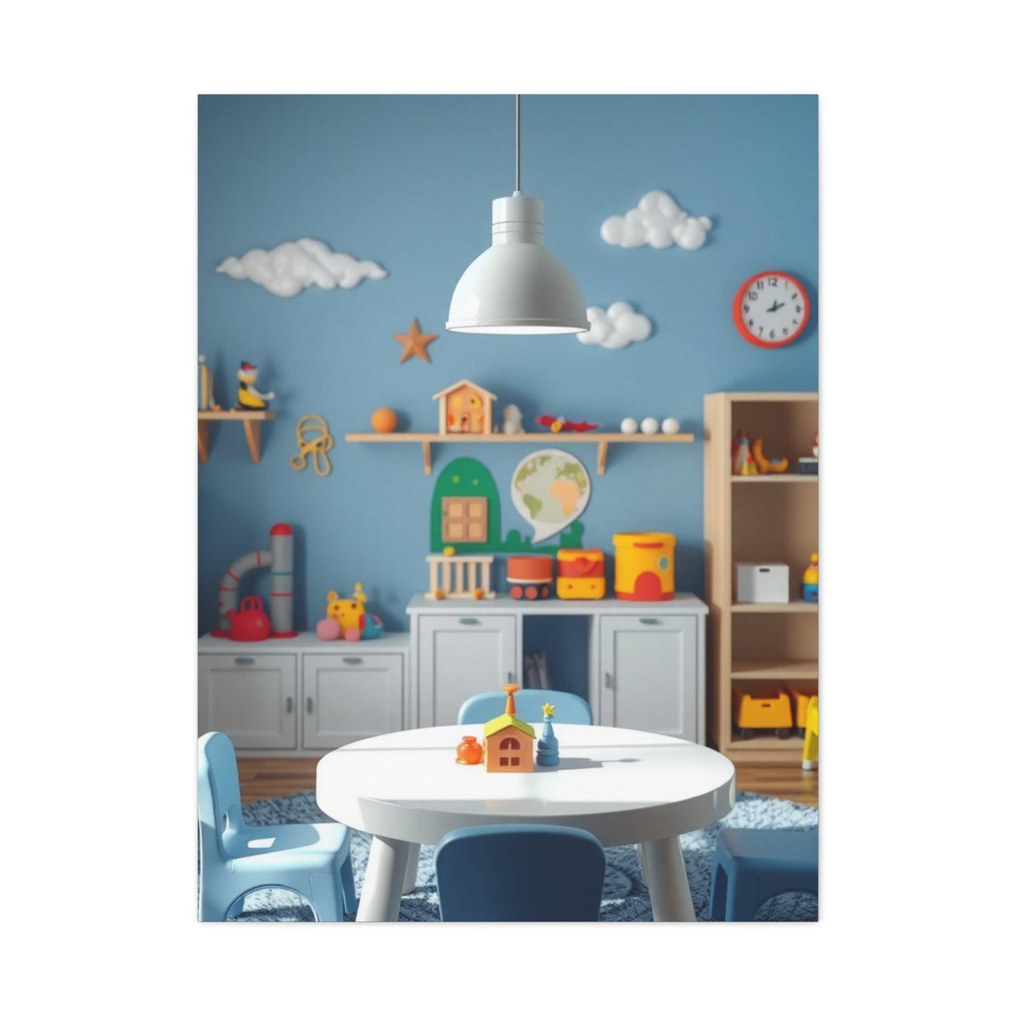 Supreme Kids Playroom Art Collection Wall Art & Canvas Print