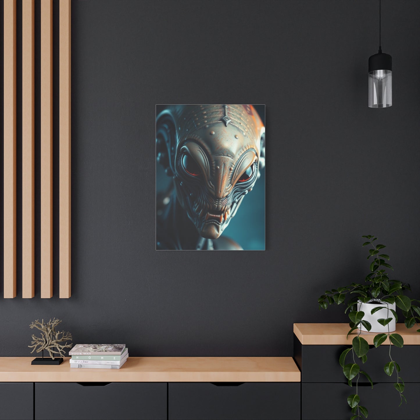 Vision Alien Art Art Wall Art & Canvas Print