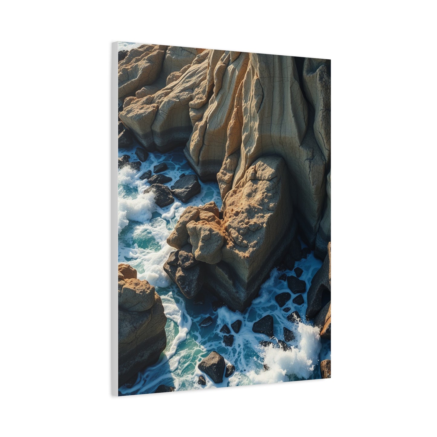 Shoreline Symphony Painting Wall Art & Canvas Print
