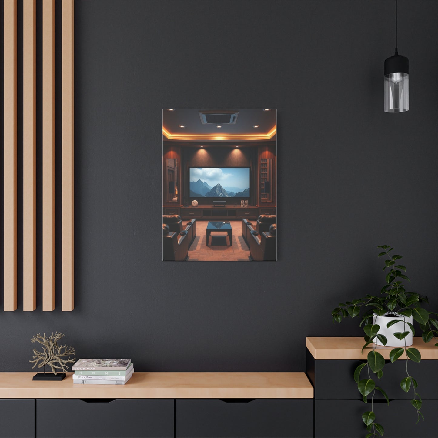 Refined Cinematic Tableau Wall Art & Canvas Print