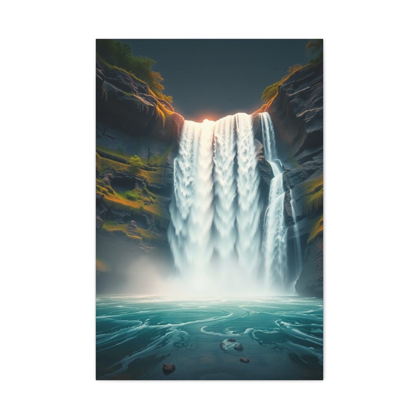 Luxe Cascade Deconstruction Wall Art & Canvas Print