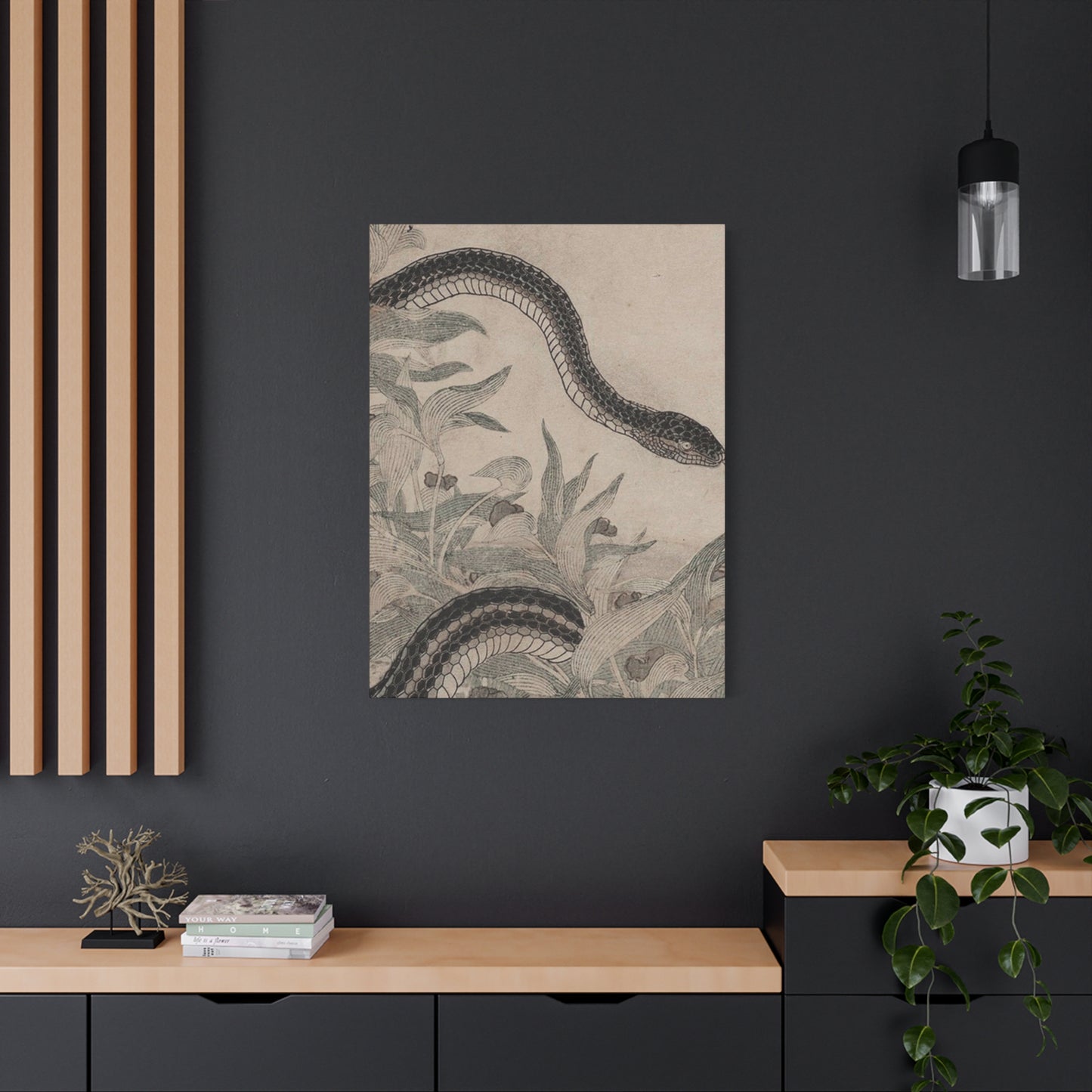Cobra And Flower Wall Art & Canvas Prints