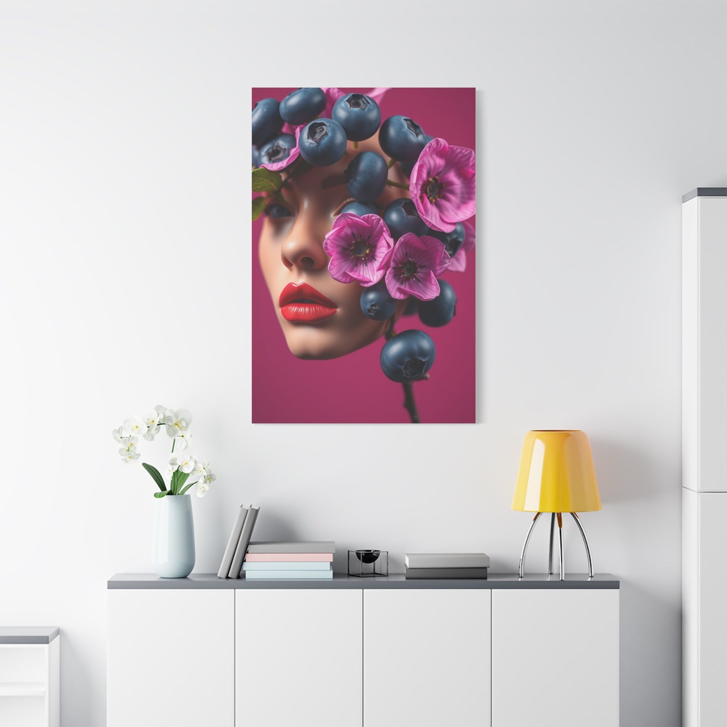 Blush and Blueberry Art Supreme Gallery Wall Art & Canvas Print