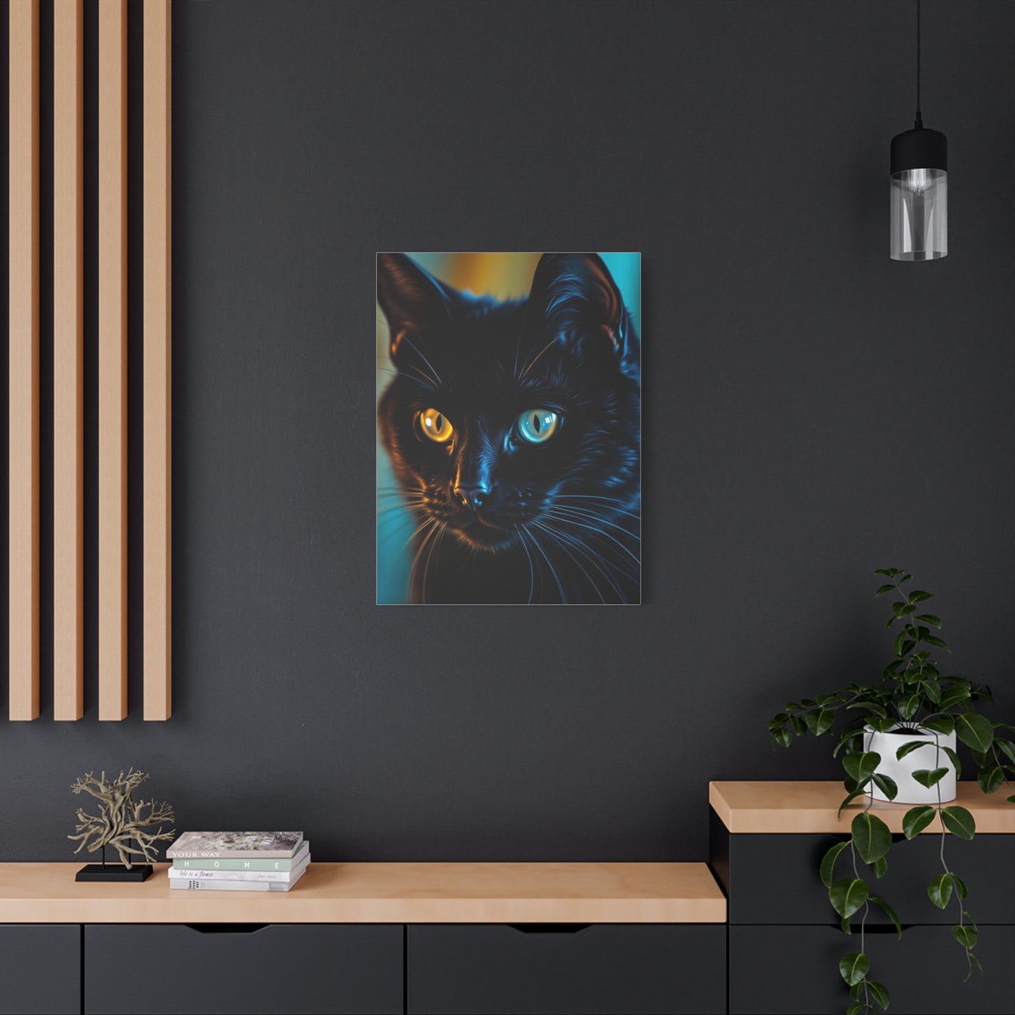 Black Cat Art Supreme Gallery Wall Art & Canvas Print