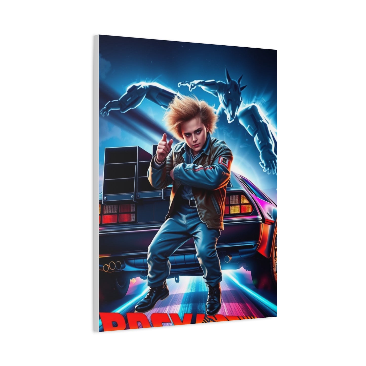 Masterpiece Back to the Future Art Vision Wall Art & Canvas Print