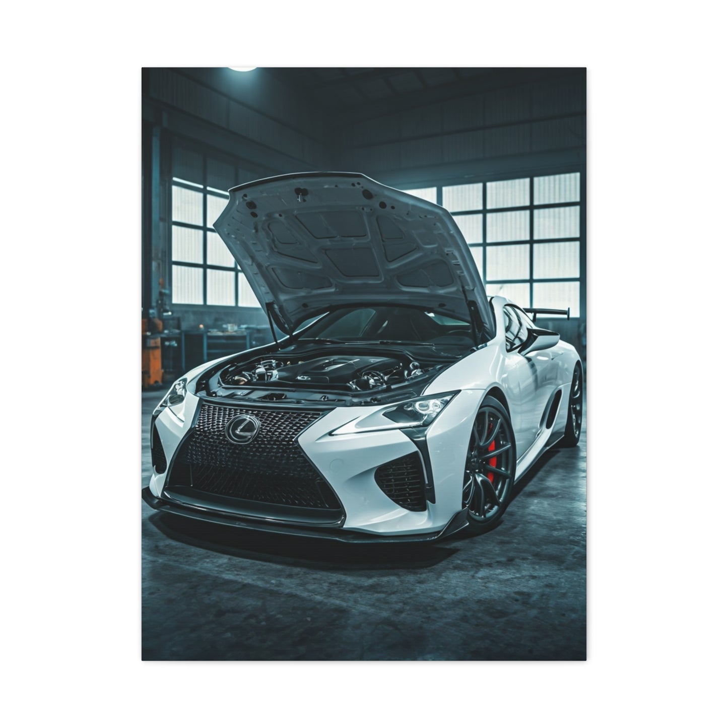Lexus LC 500 Night Workshop Mood Wall Art & Canvas Prints