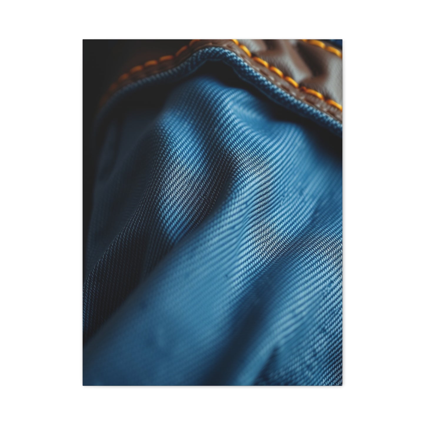 Supreme Denim and Leather Art Collection Wall Art & Canvas Print