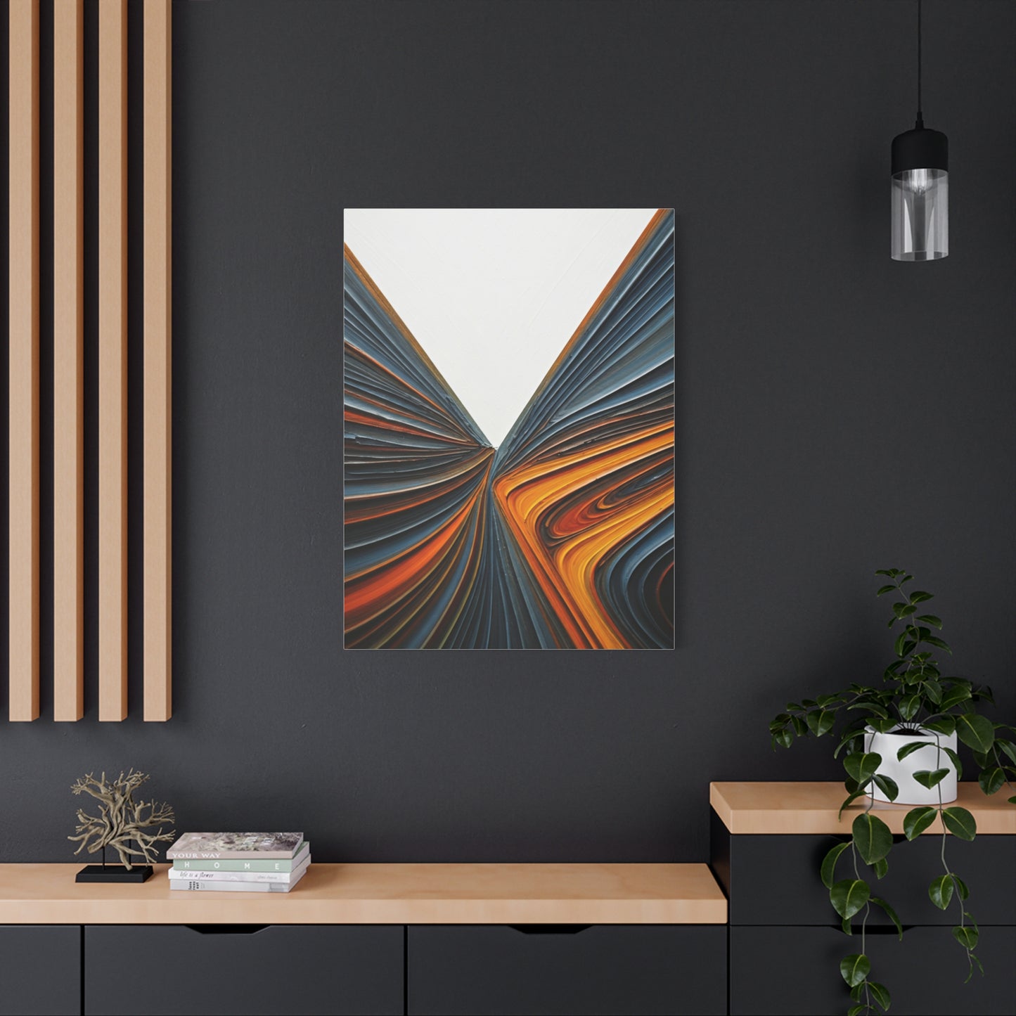 Converging Pathways Abstract Wall Art & Canvas Prints