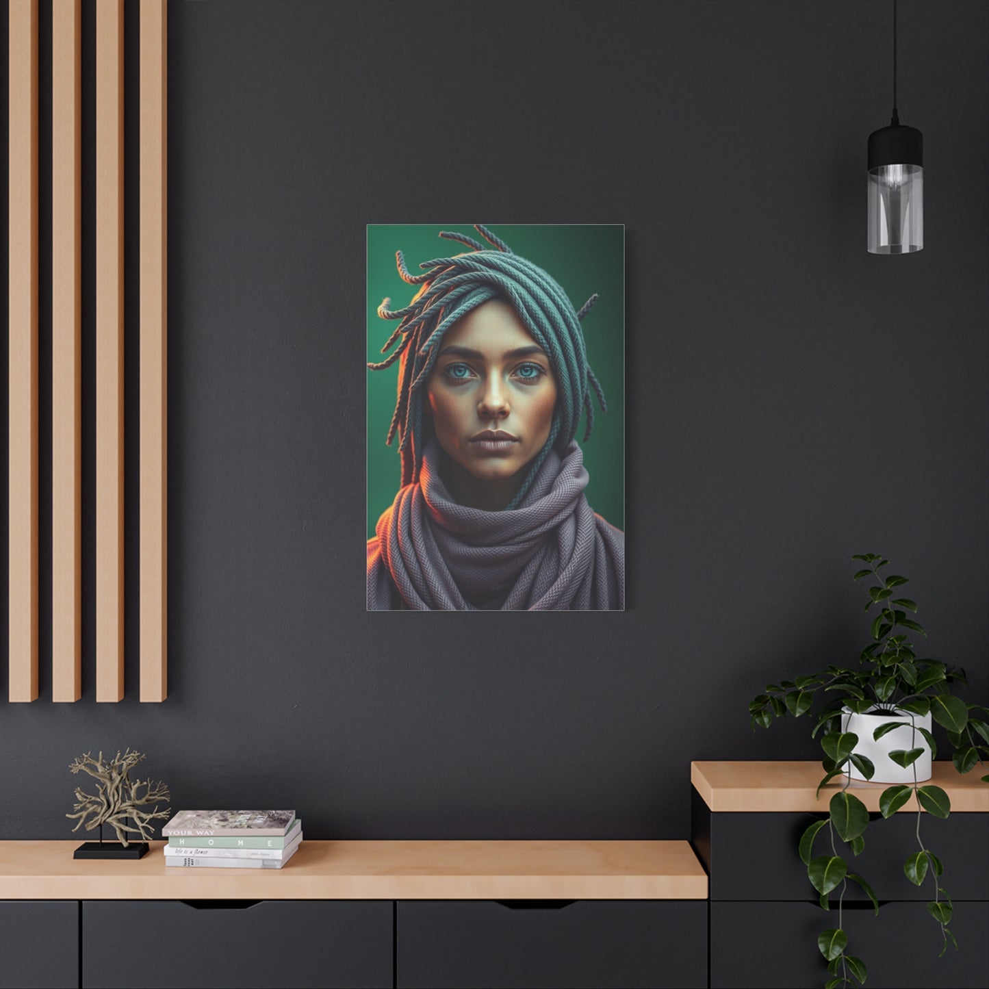Elite Sage Green Art Vision Wall Art & Canvas Print