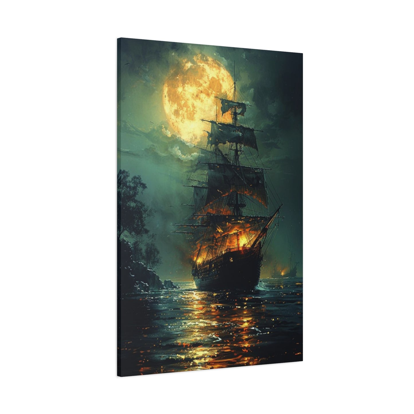 Large Ship Sailing Painting Wall Art & Canvas Prints