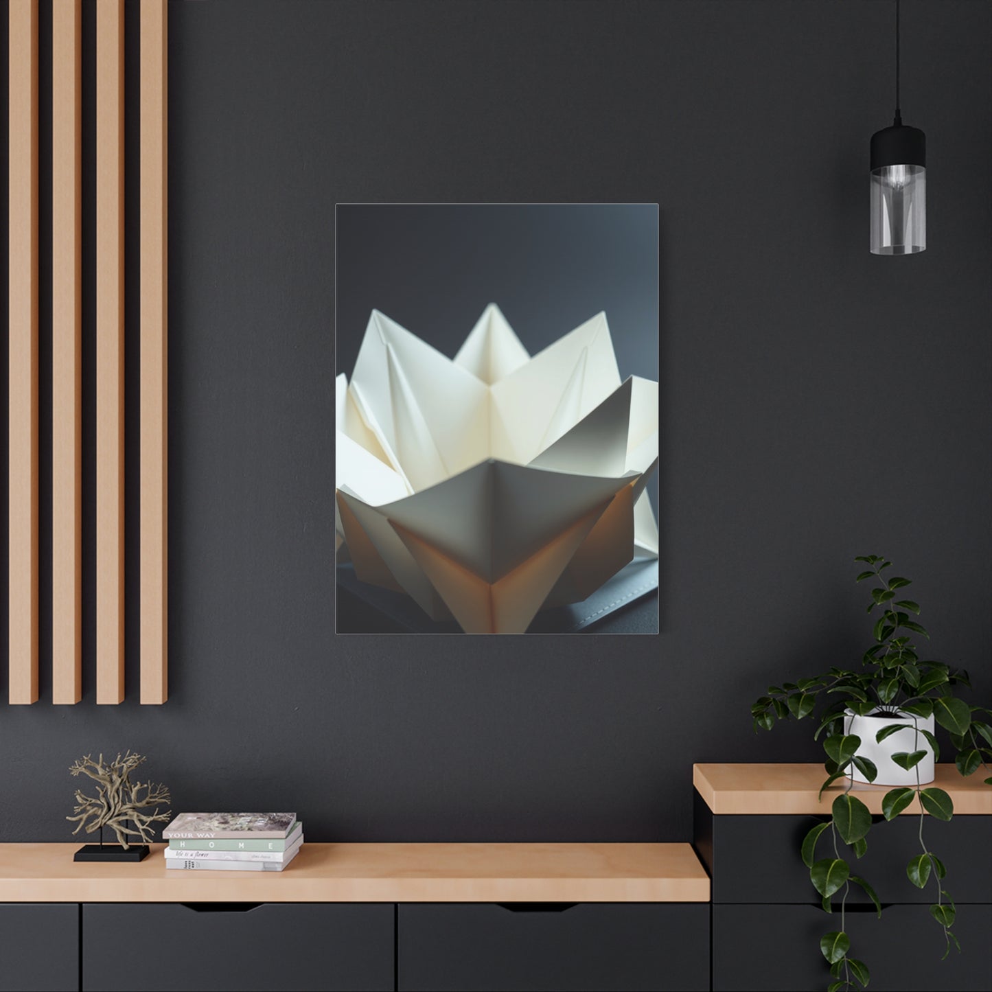 Charming Origami Mystique Wall Art & Canvas Print