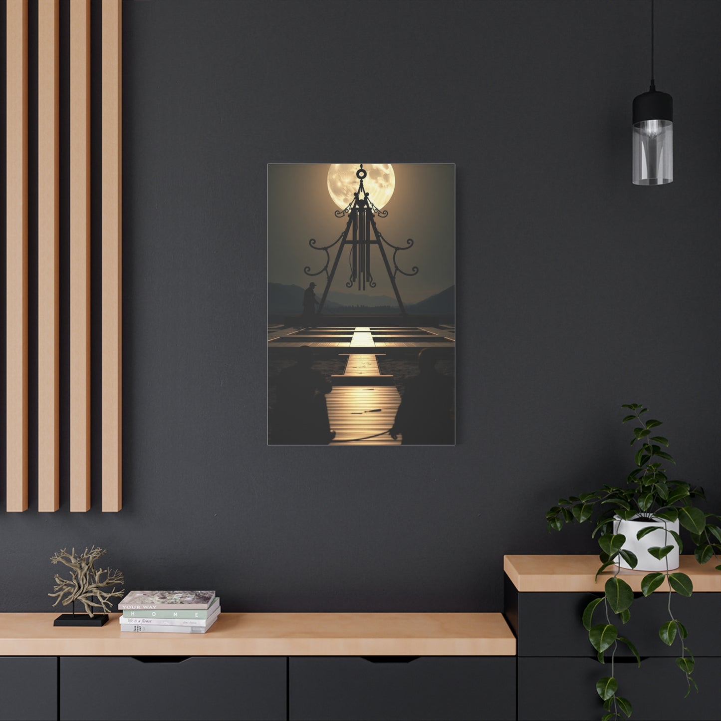 Nocturnal Radiance Canvas Wall Art & Canvas Print