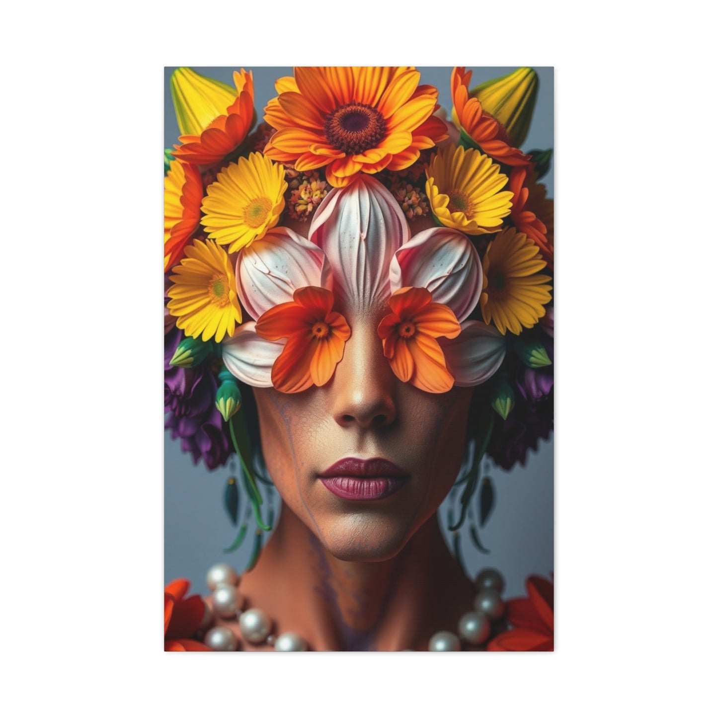 Petal Crown Reverie Wall Art & Canvas Print