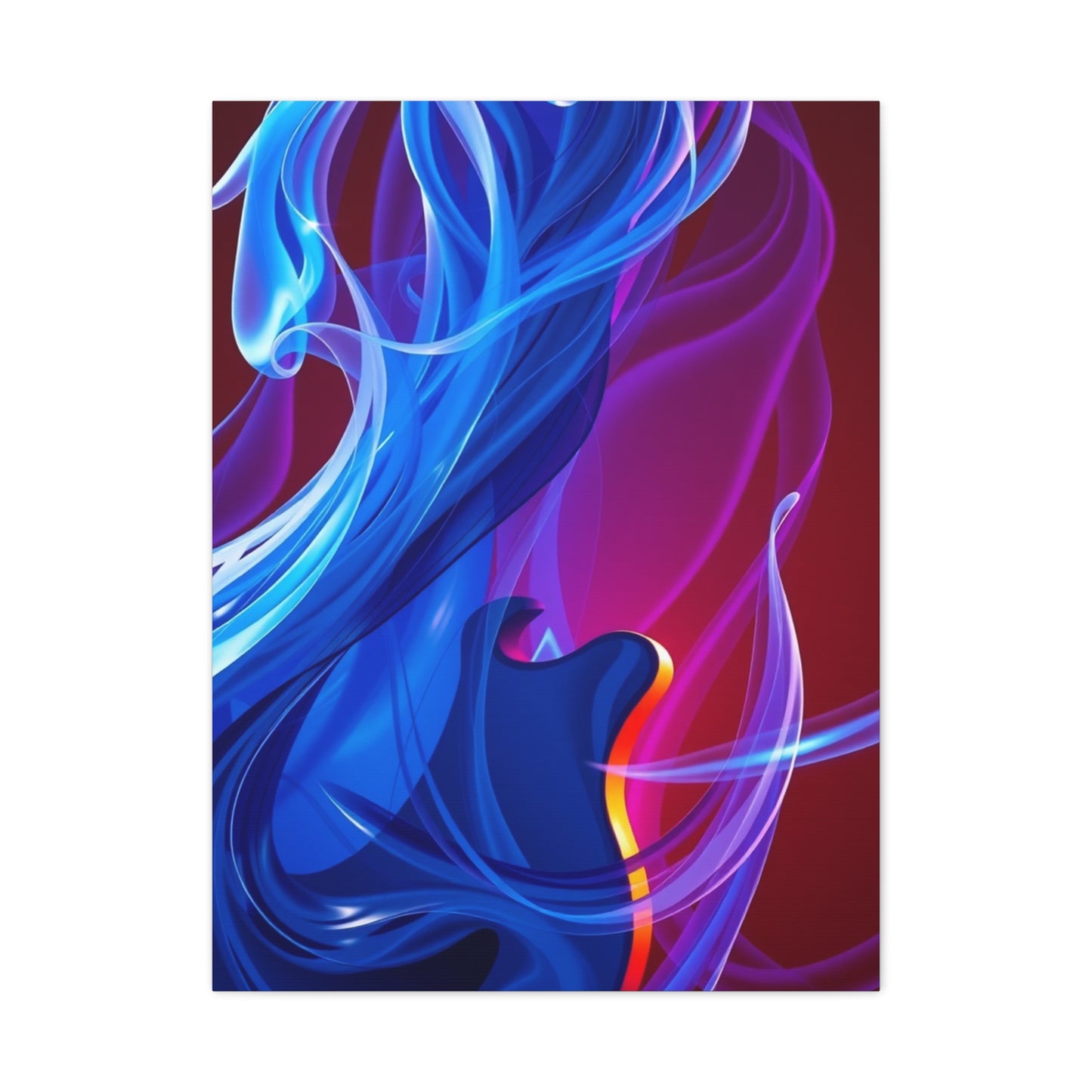 Supreme Blue Music Art Collection Wall Art & Canvas Print