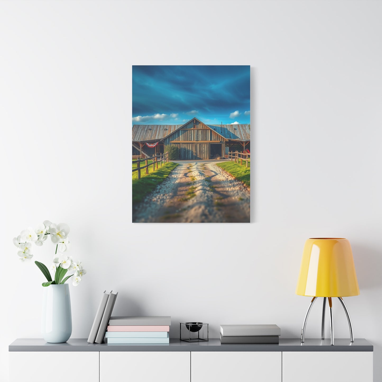 Classic Barnscape Exposition Wall Art & Canvas Print