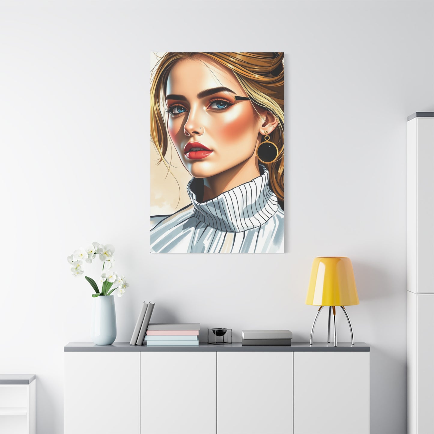 Supreme Fashion Illustration & Drawings Art Collection Wall Art & Canvas Print