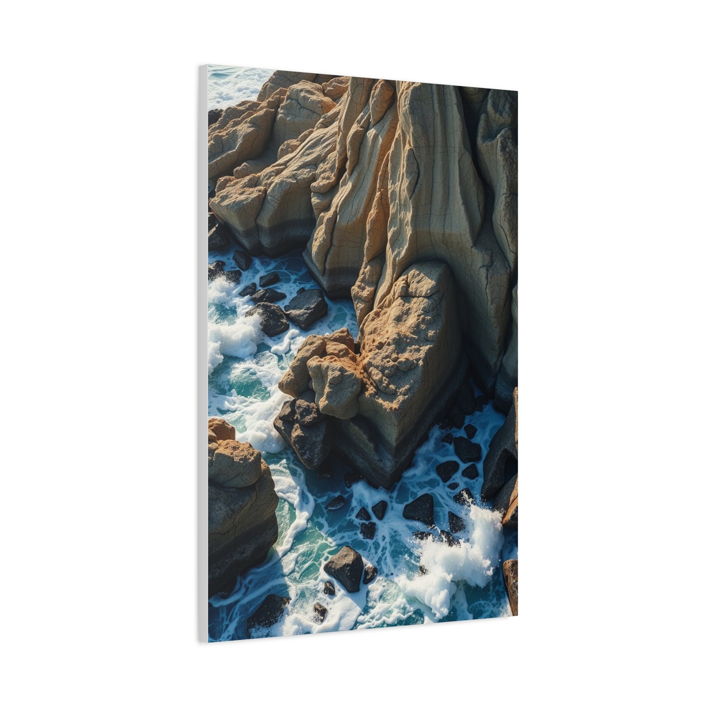 Shoreline Symphony Painting Wall Art & Canvas Print