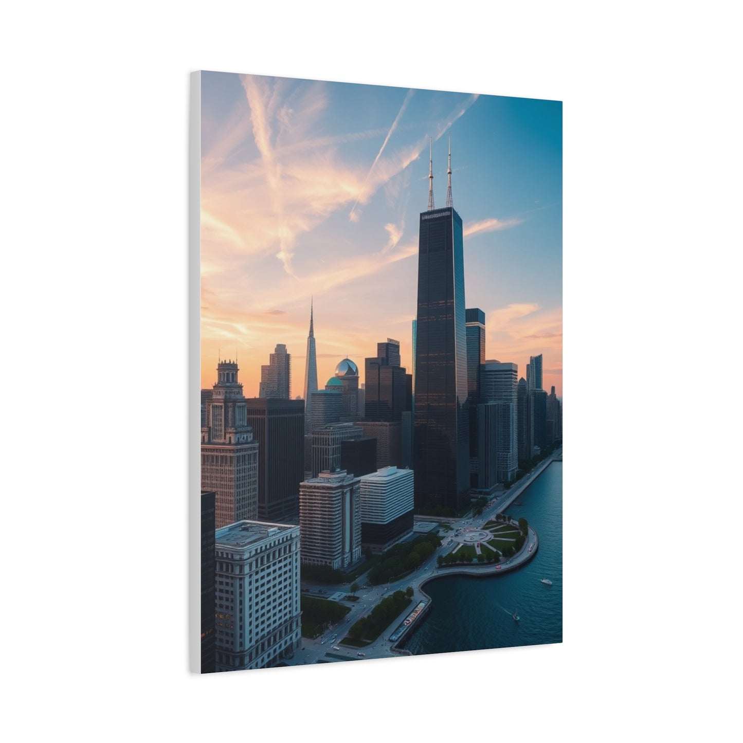 Masterpiece Chicago Skylines Art Vision Wall Art & Canvas Print