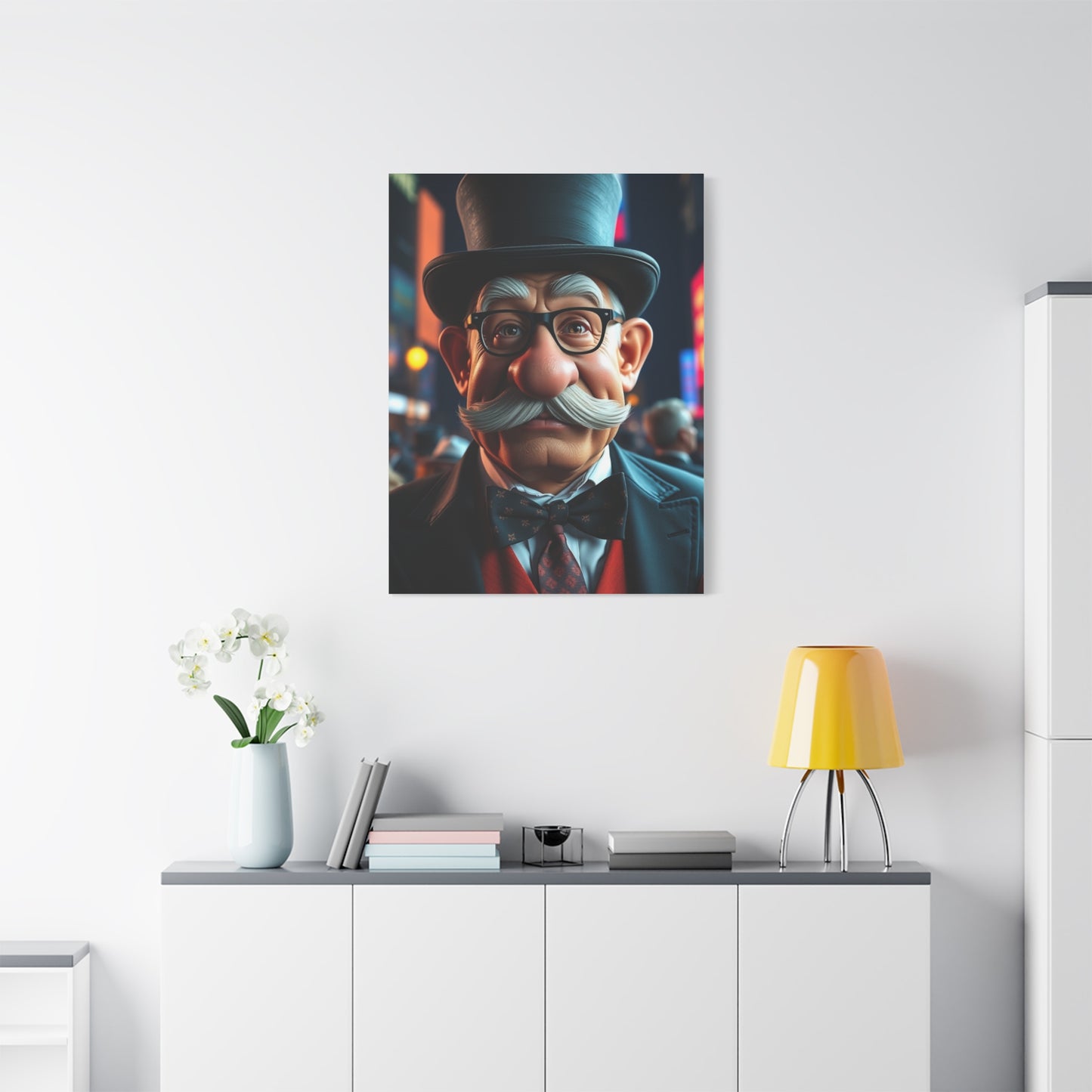 Rich Uncle Pennybags Art Supreme Gallery Wall Art & Canvas Print