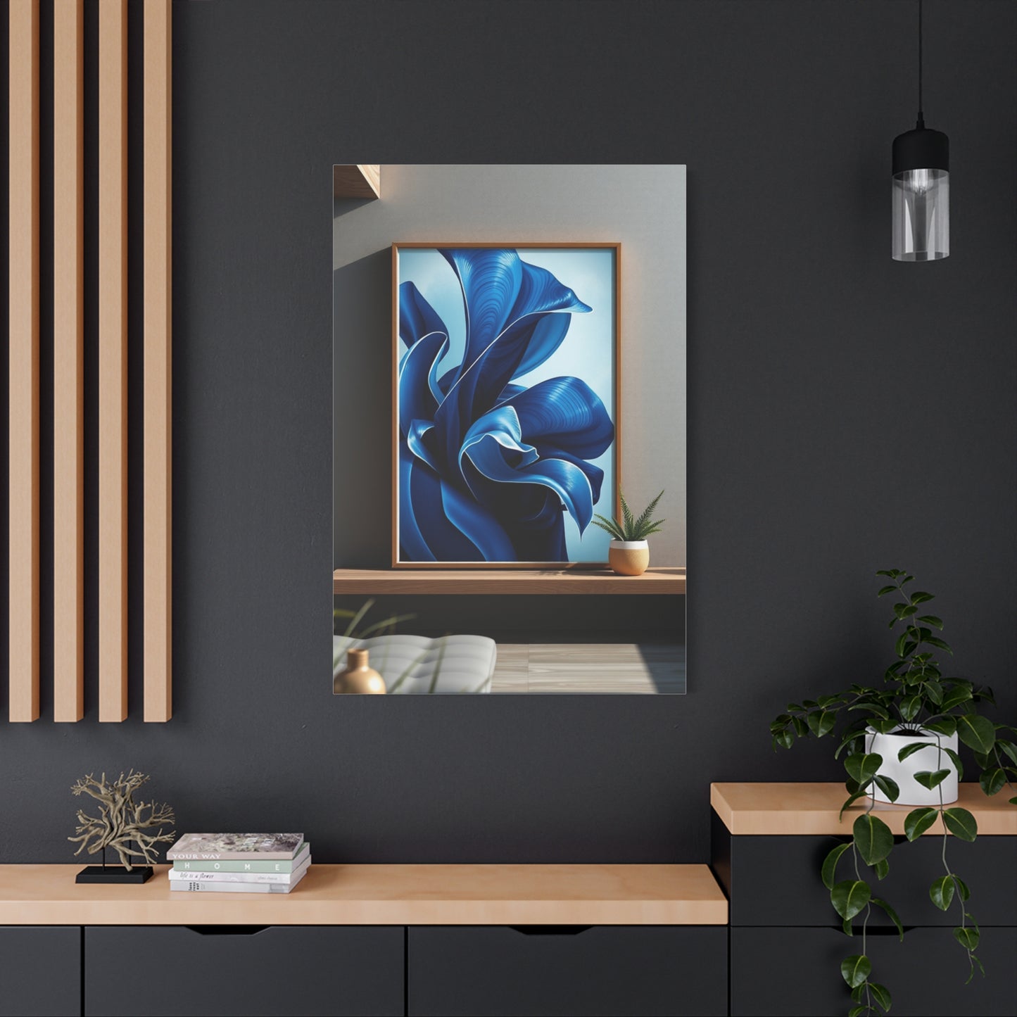 Navy Blue Art Supreme Gallery Wall Art & Canvas Print