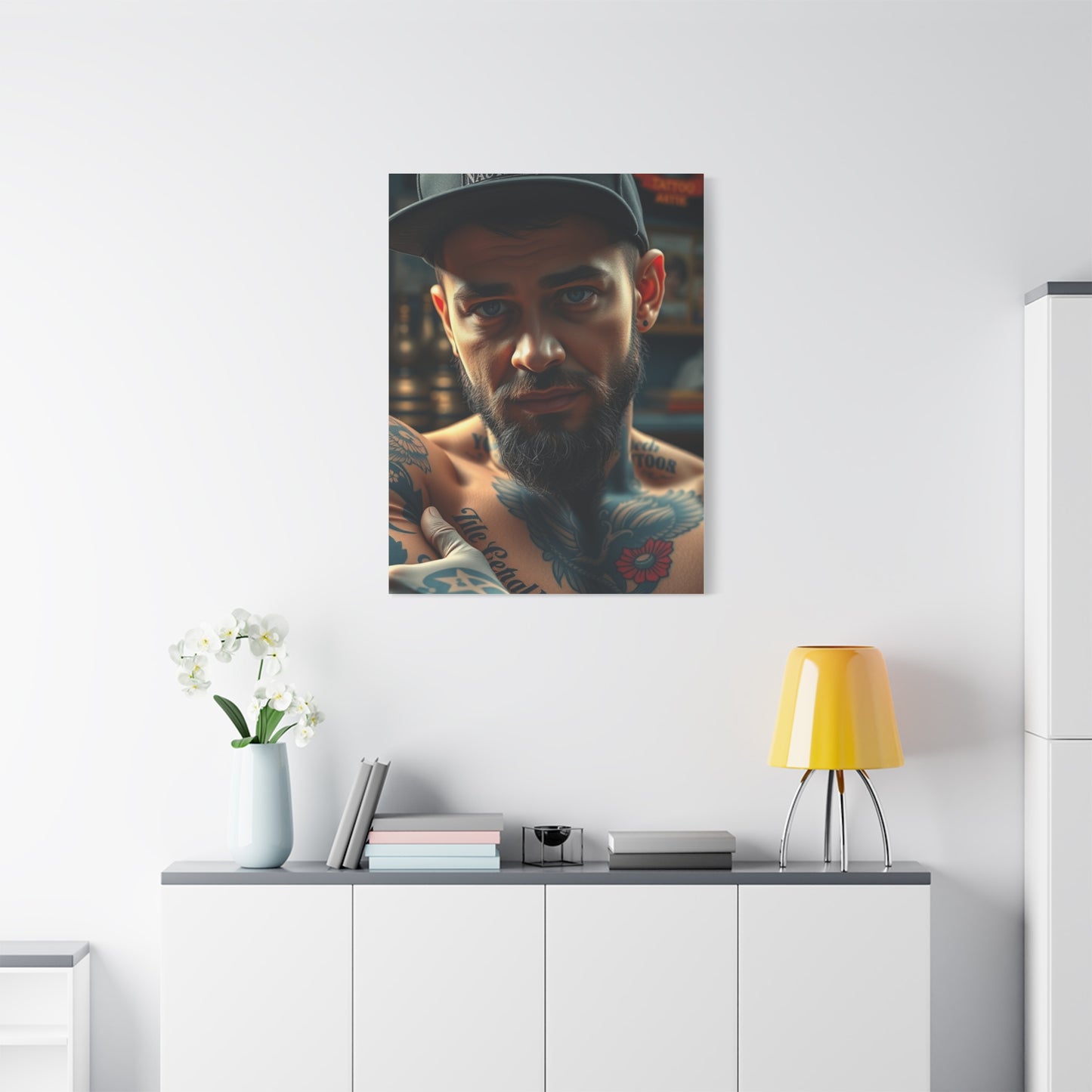 Masterpiece Tattoo Parlor Art Vision Wall Art & Canvas Print