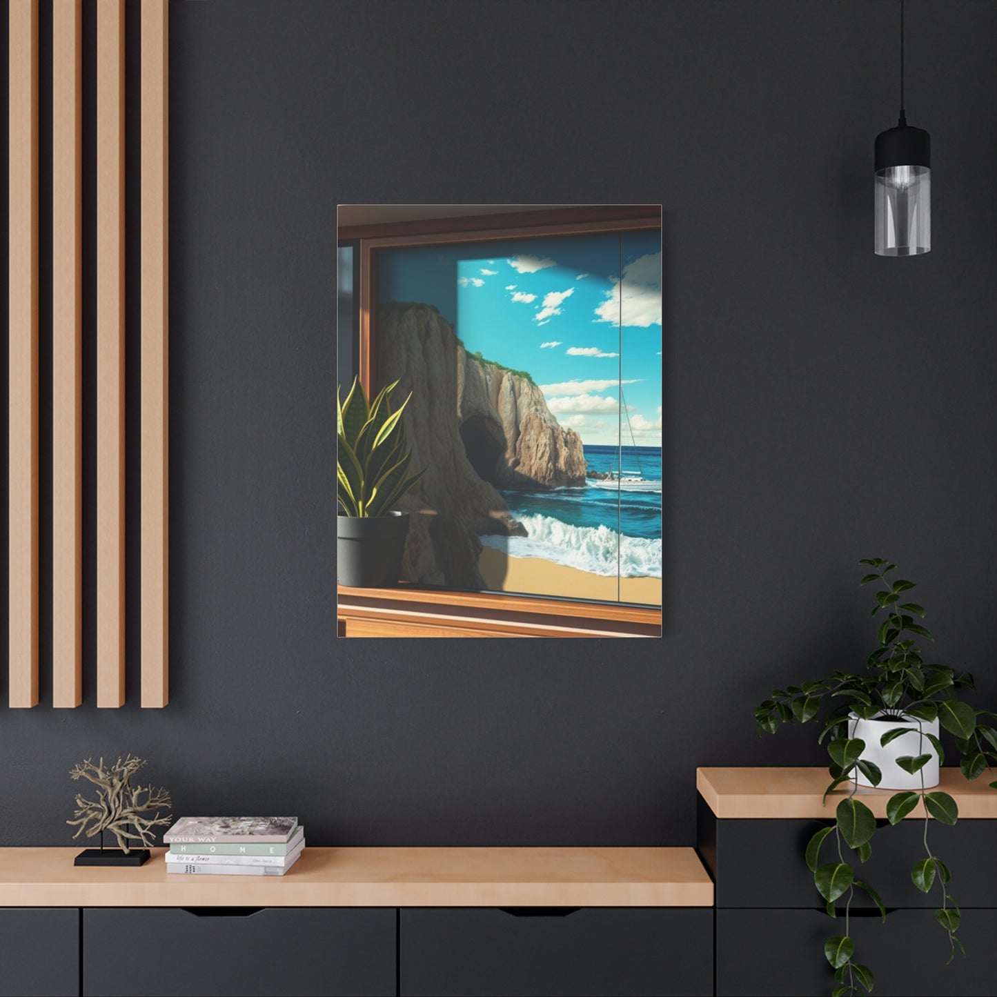 Azure Horizon Masterpiece Wall Art & Canvas Print