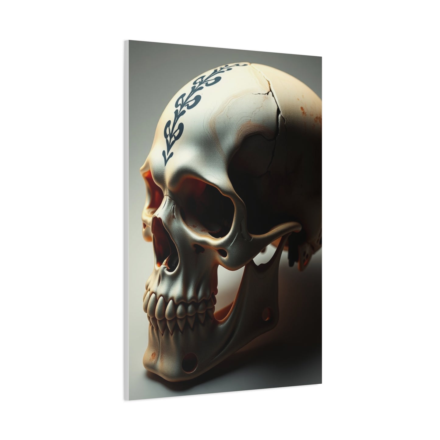 Regal Cranium Canvas Wall Art & Canvas Print