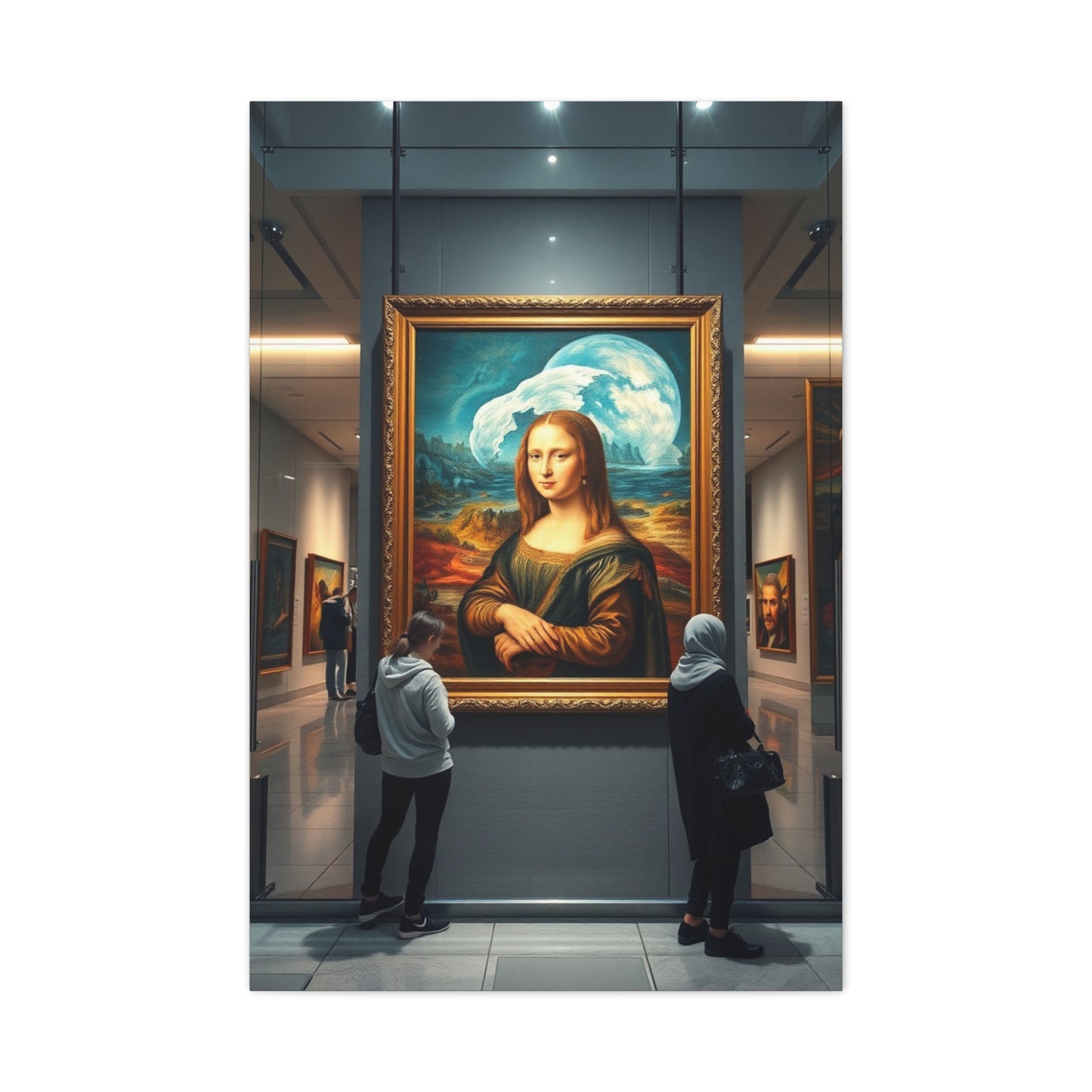 Polished Visionary Landscape Wall Art & Canvas Print