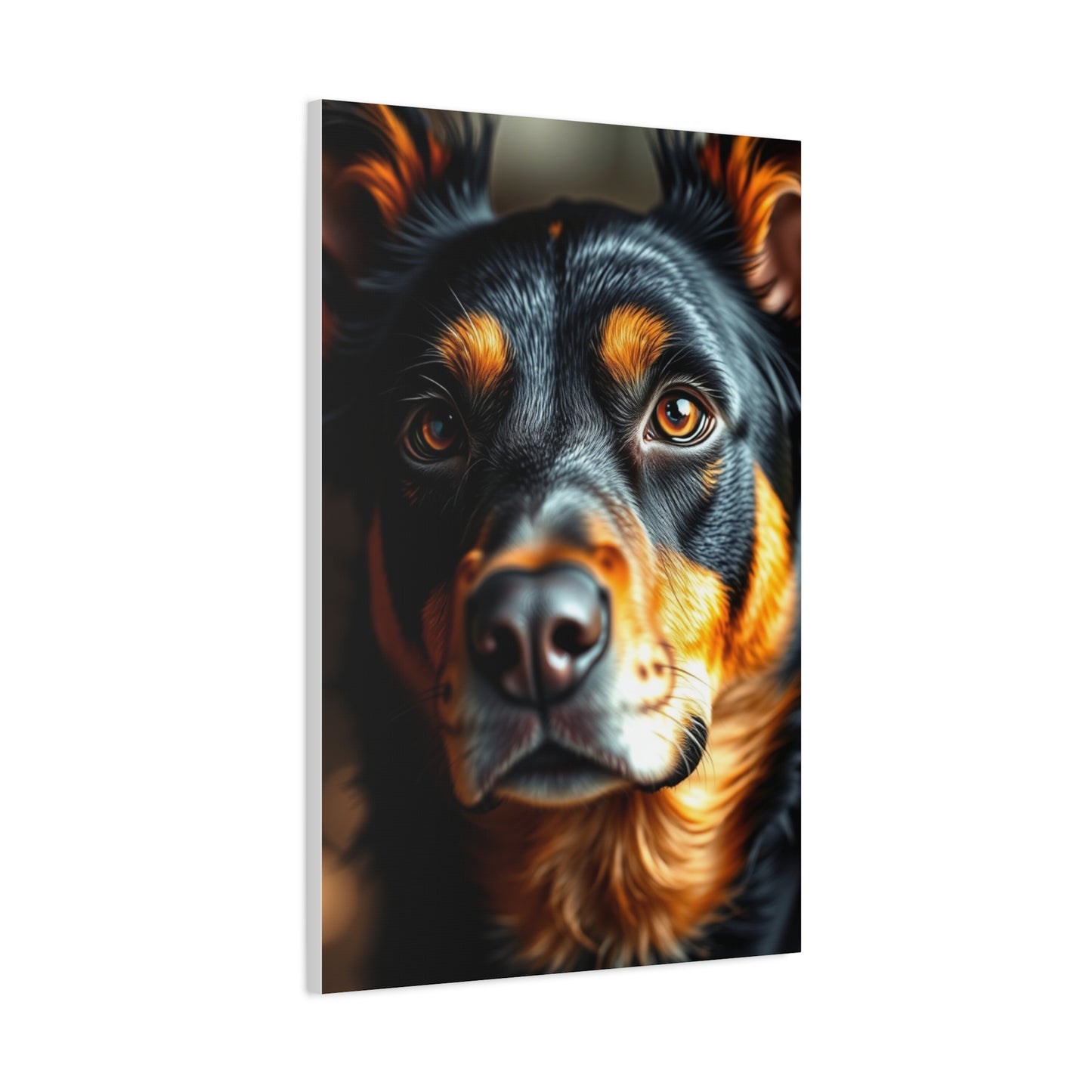 Black and Tan Art Refined Canvas Wall Art & Canvas Print