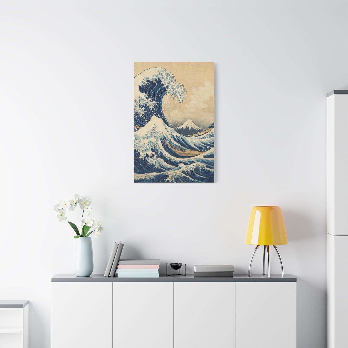 Classic Great Wave Ukiyo-E Interpretation Wall Art & Canvas Print