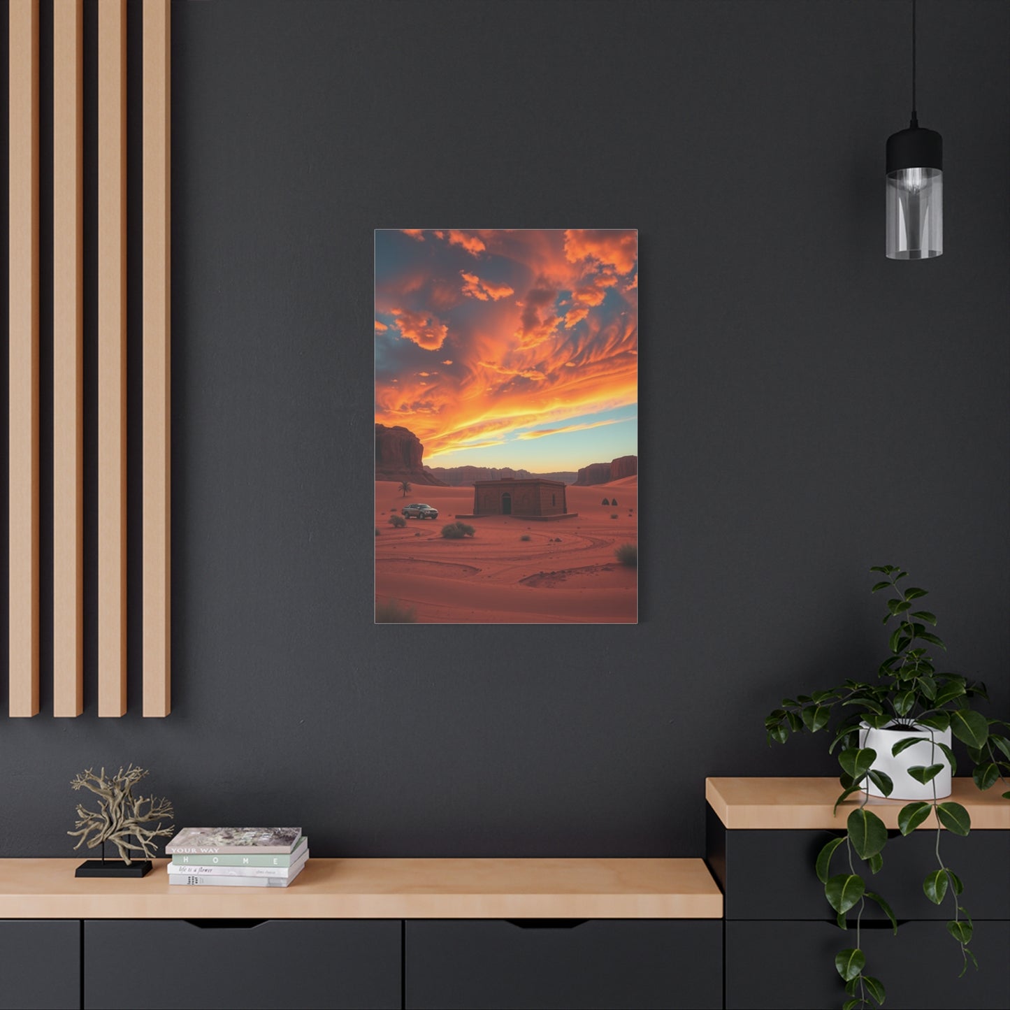 Celestial Desert Tapestry Wall Art & Canvas Print