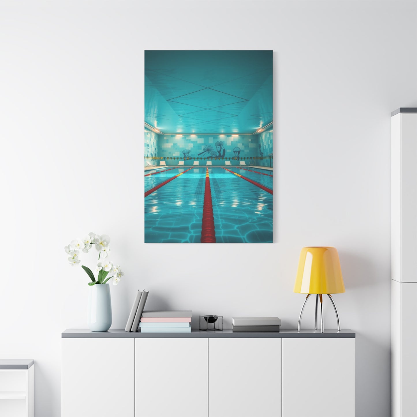 Swimming Pool Art Supreme Gallery Wall Art & Canvas Print