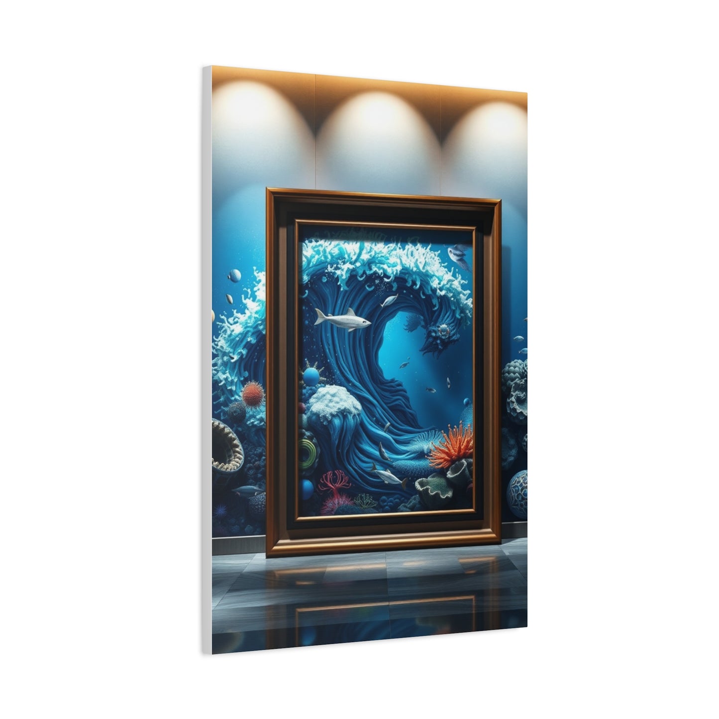 Azure Reverie Canvas Wall Art & Canvas Print