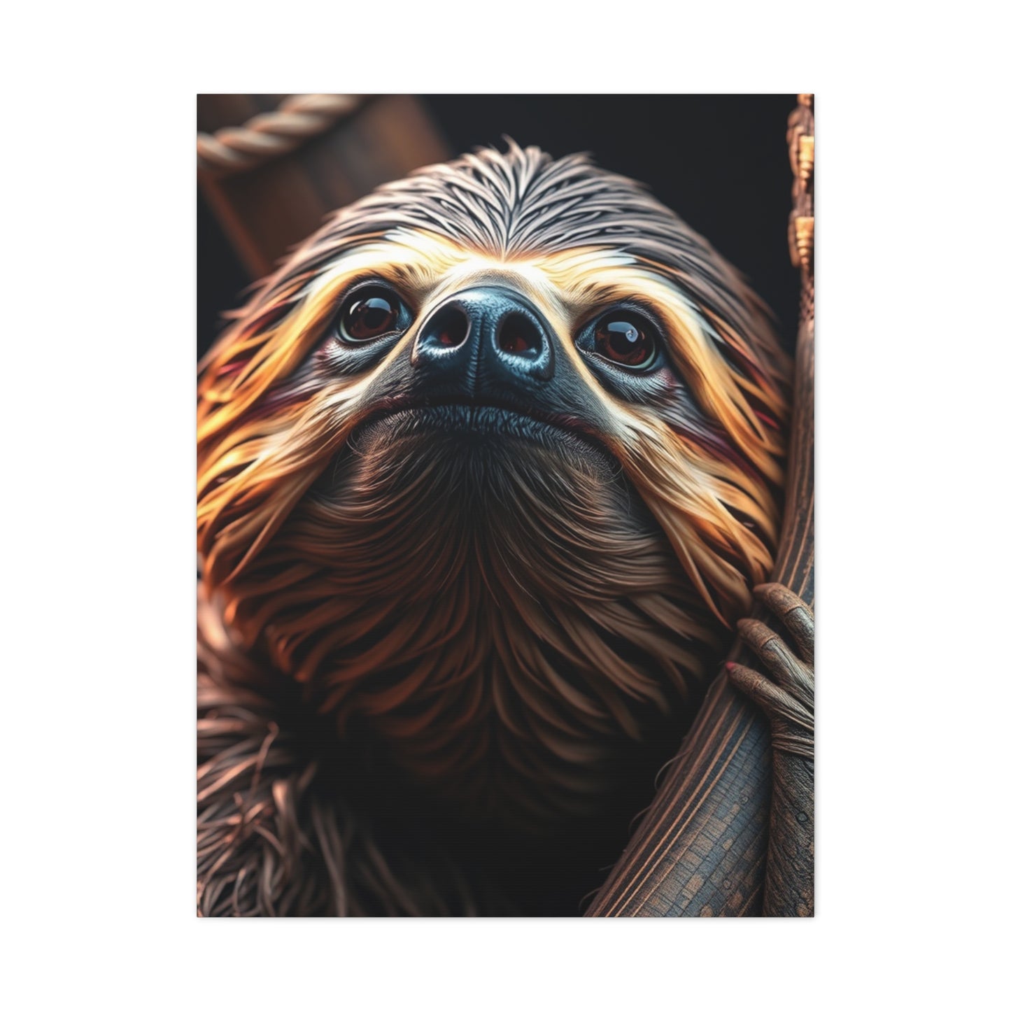 Masterpiece Sloth Art Vision Wall Art & Canvas Print