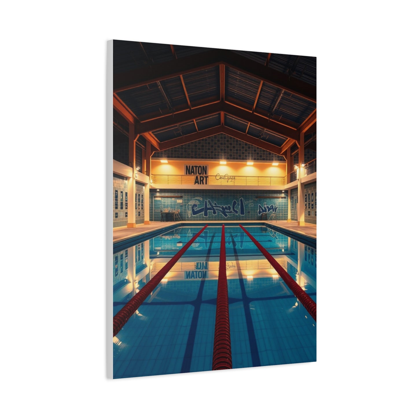 Swimming Pool Art Supreme Gallery Wall Art & Canvas Print