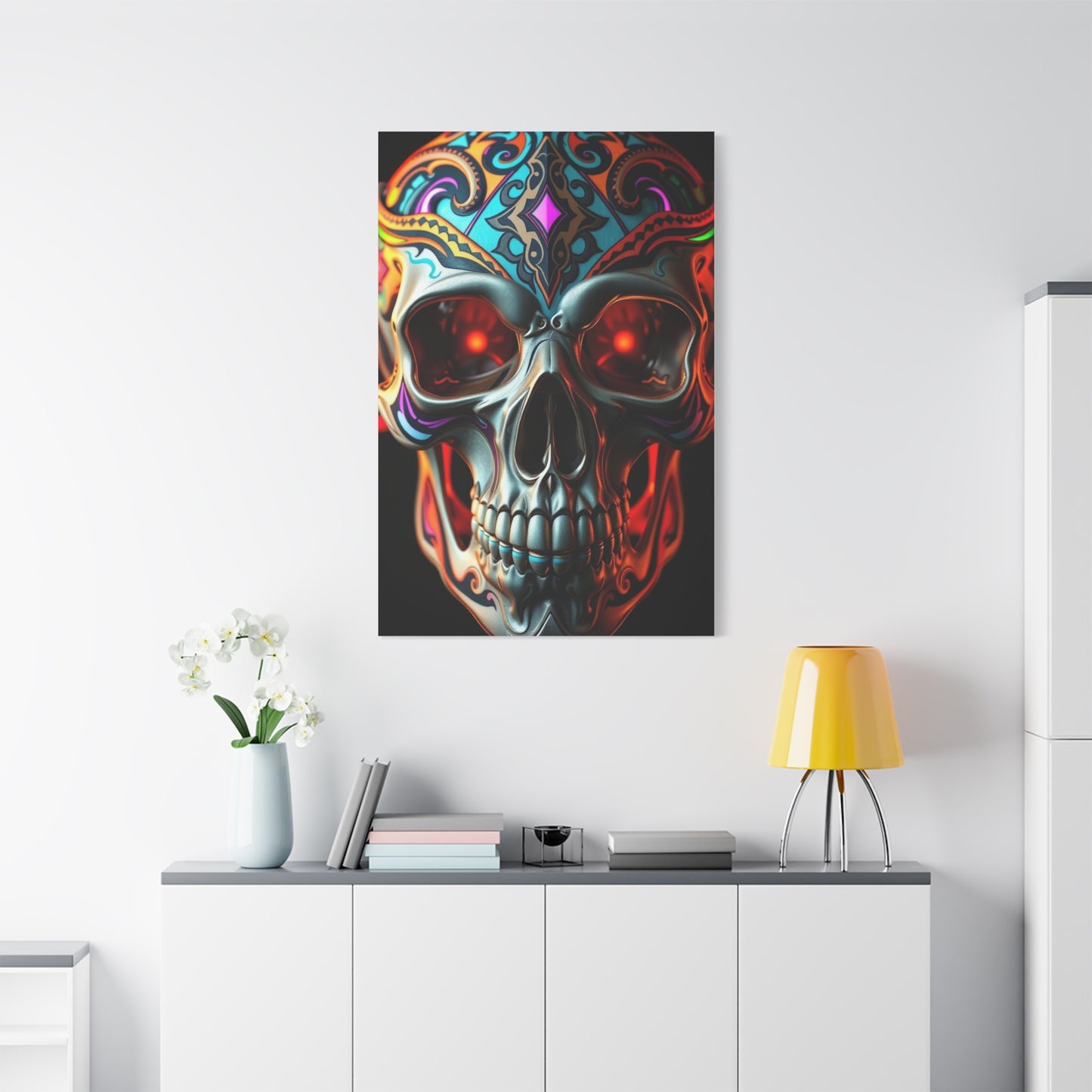 Hypnotic Bone Reverberation Wall Art & Canvas Print