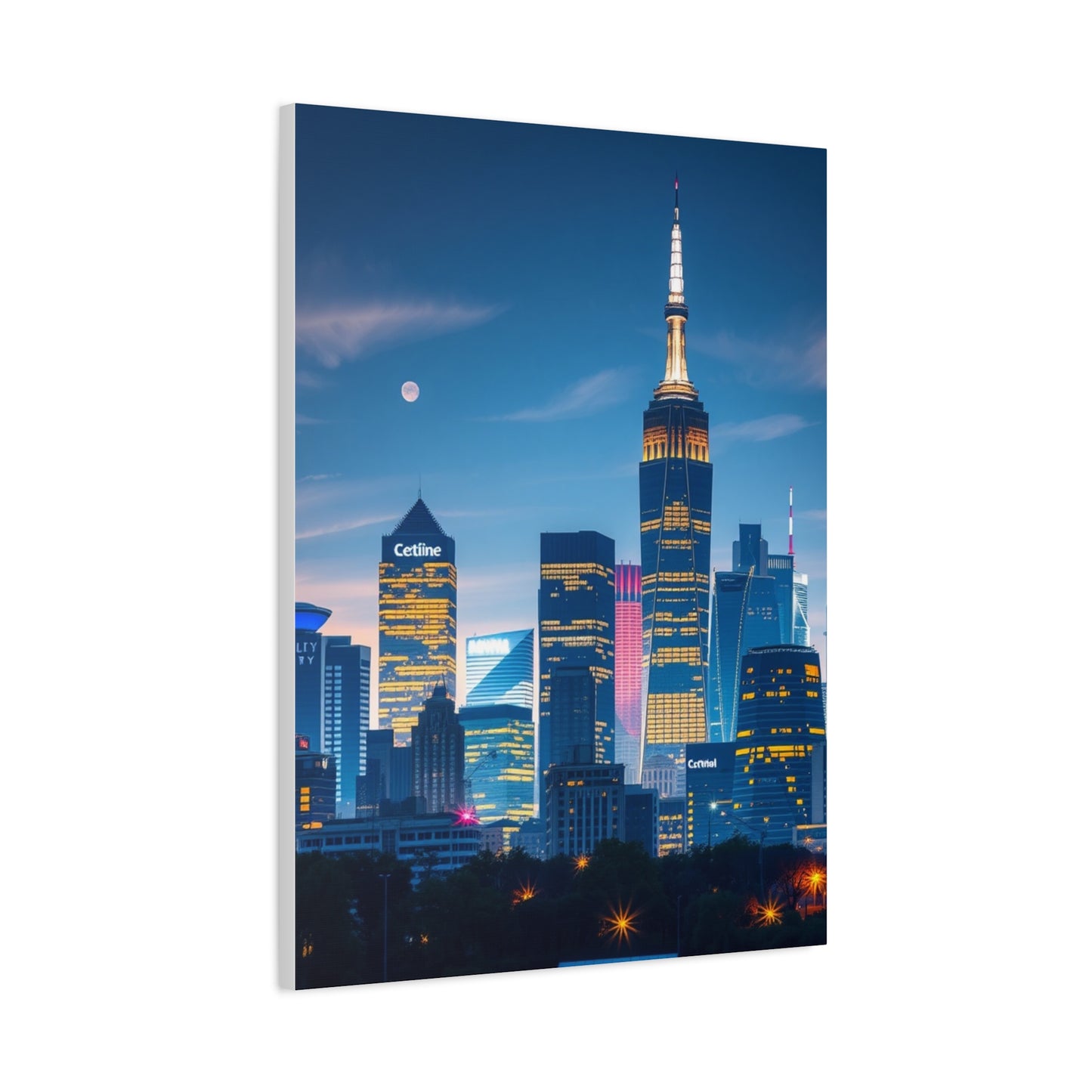 Masterpiece City Skylines Art Vision Wall Art & Canvas Print