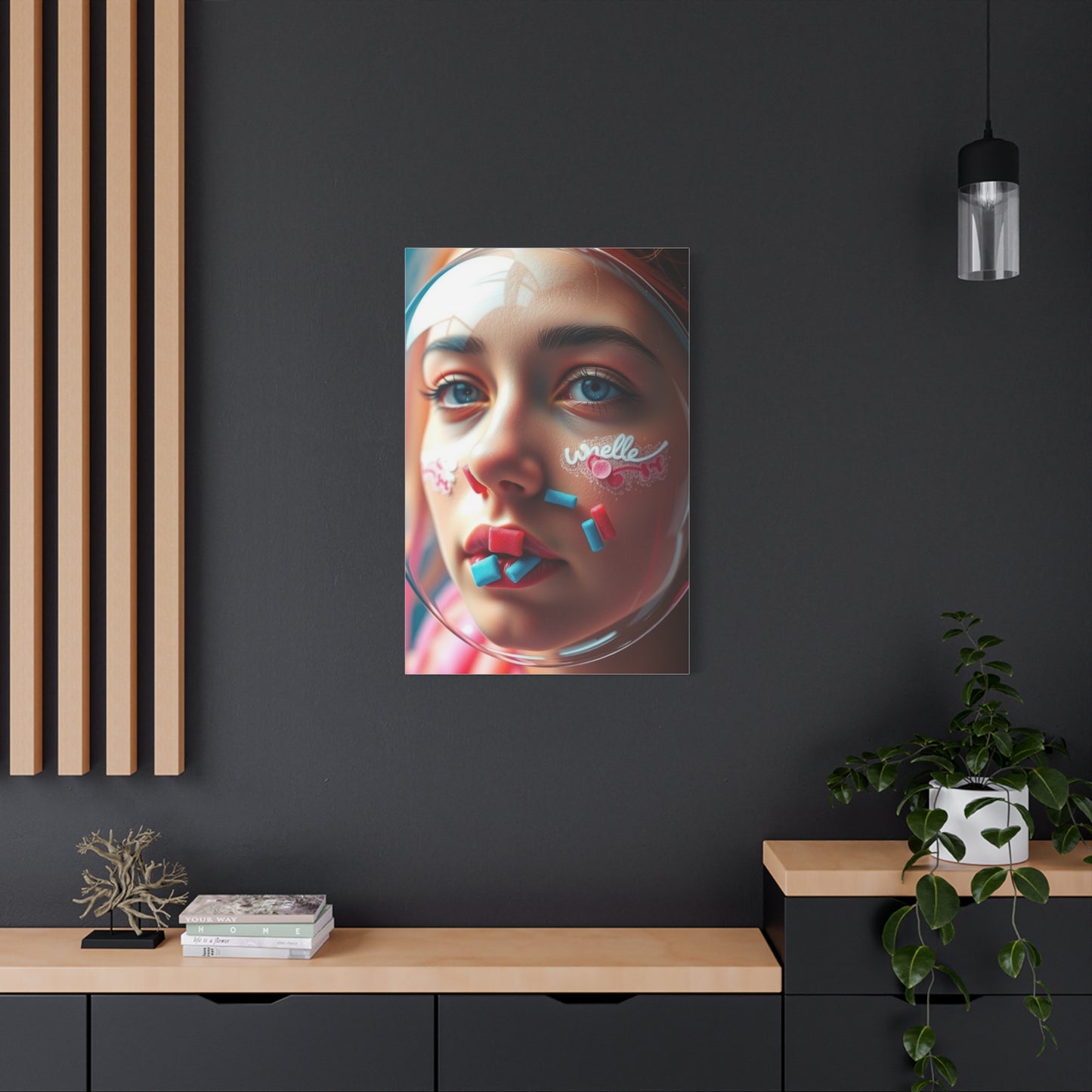 Bubble Gum Art Refined Canvas Wall Art & Canvas Print