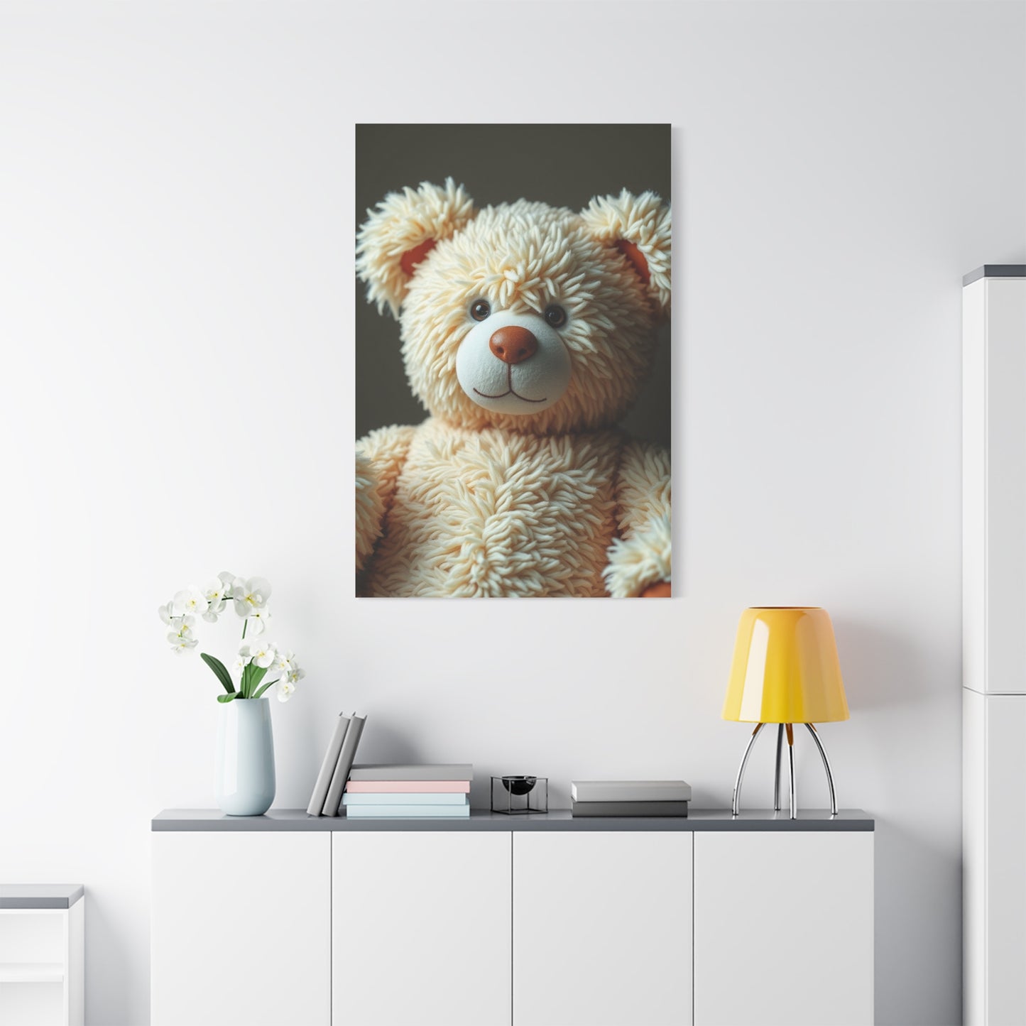 Refined Teddy Tableau Wall Art & Canvas Print
