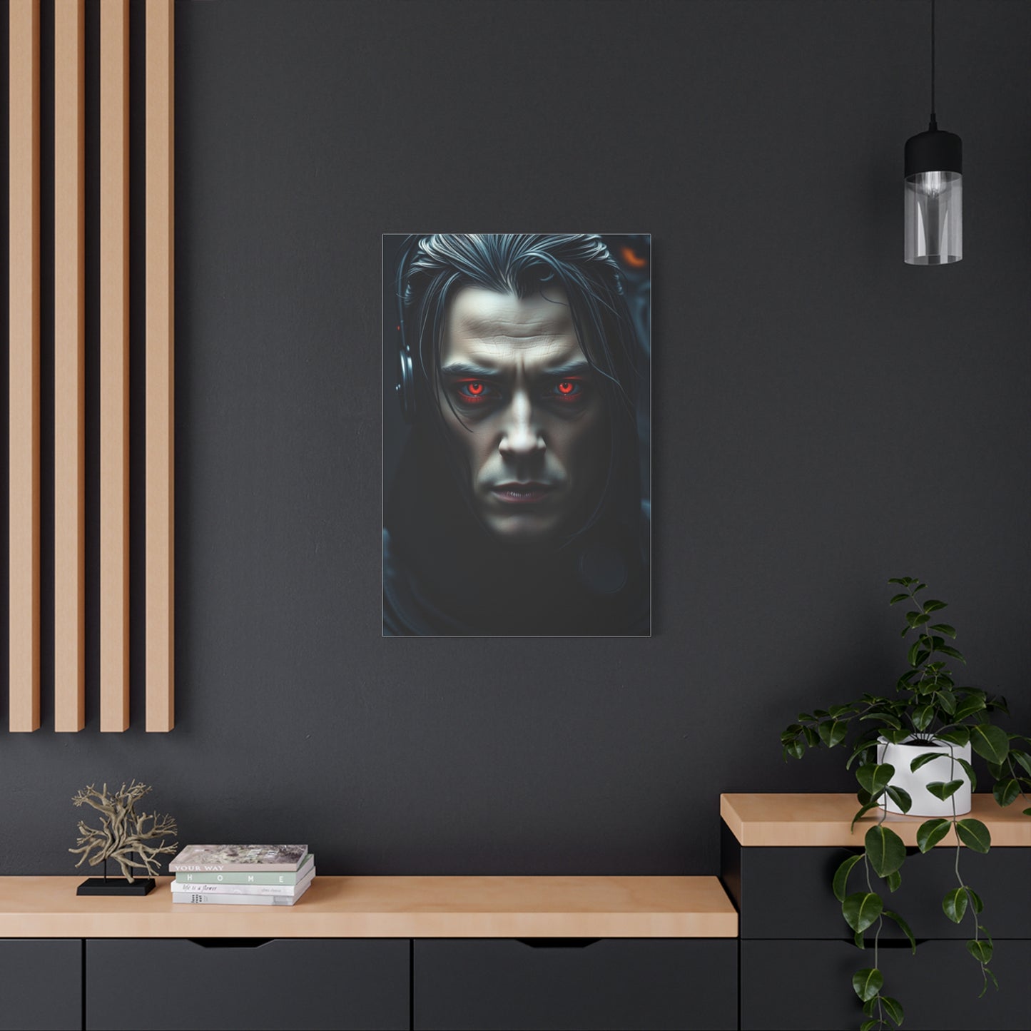 Ink Noir Elegance Wall Art & Canvas Print