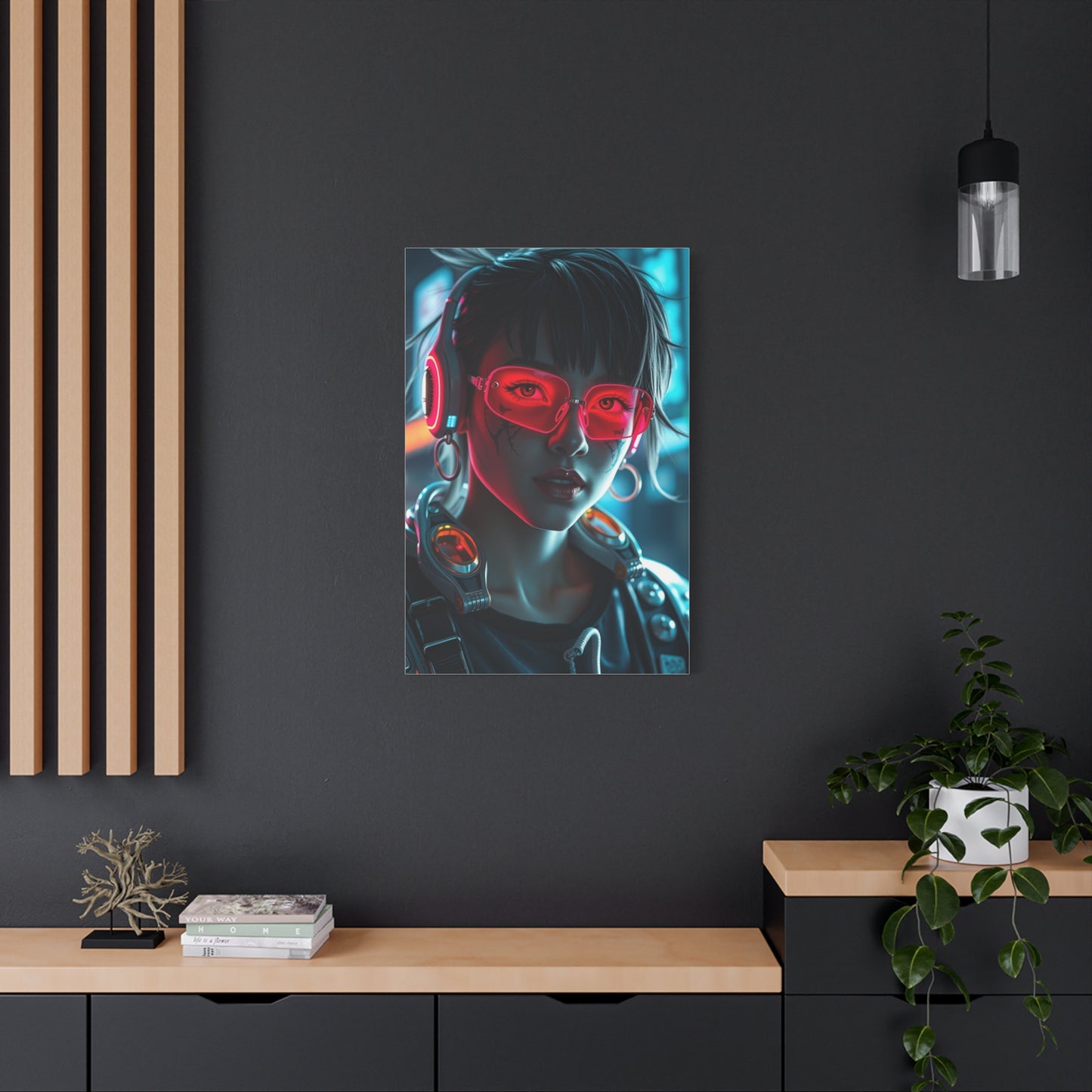 Vision Cyberpunk Art Art Wall Art & Canvas Print