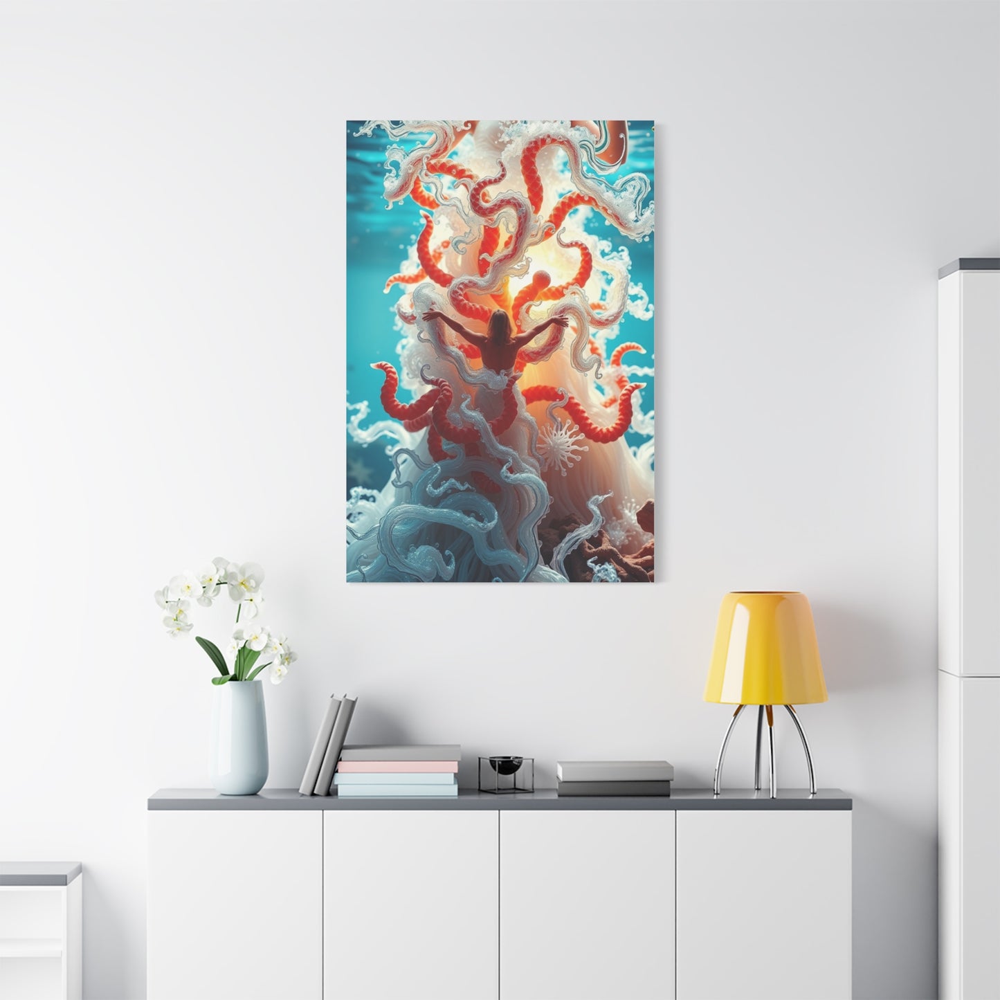Celestial Waves Masterpiece Wall Art & Canvas Print