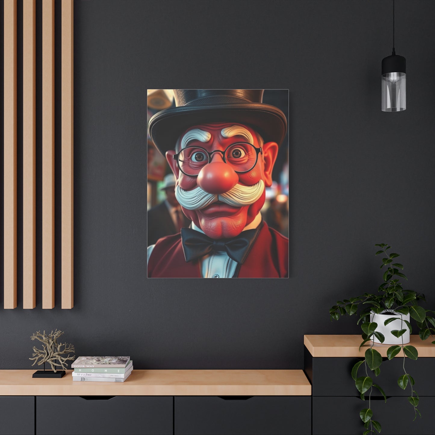 Rich Uncle Pennybags Art Luxury Canvas Wall Art & Canvas Print
