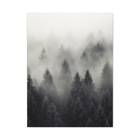 Forest Fog Grey Wall Art & Canvas Prints