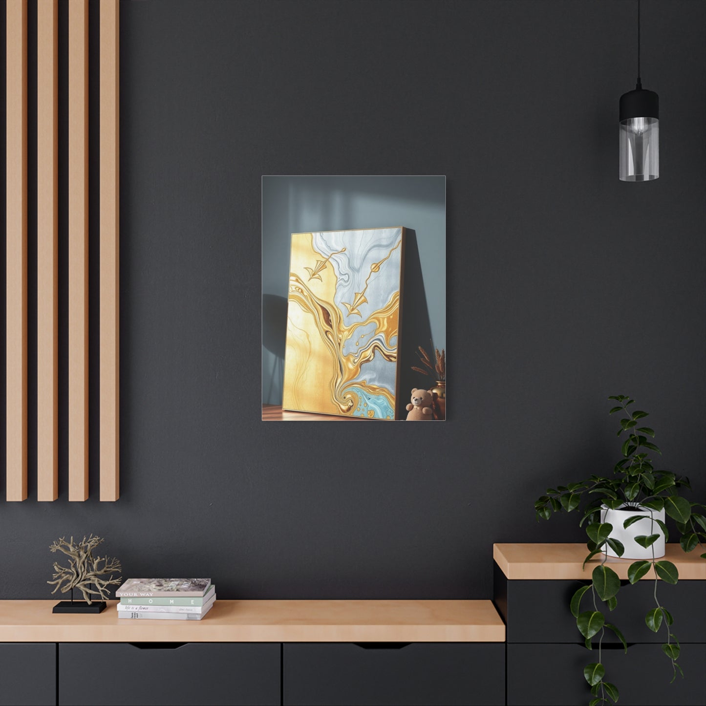 Vision Gold & Silver Canvas Art Art Wall Art & Canvas Print