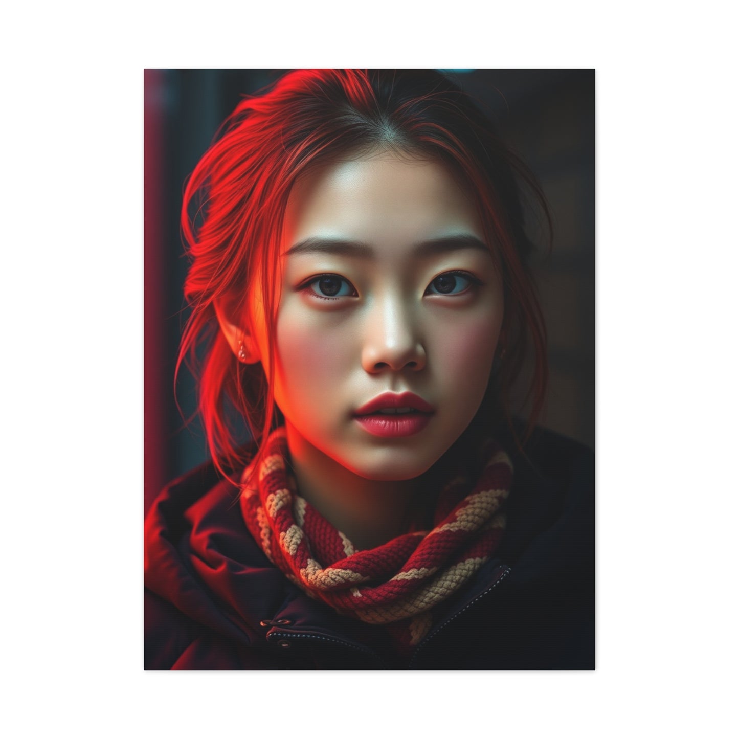 Carmine Elegance Piece Wall Art & Canvas Print