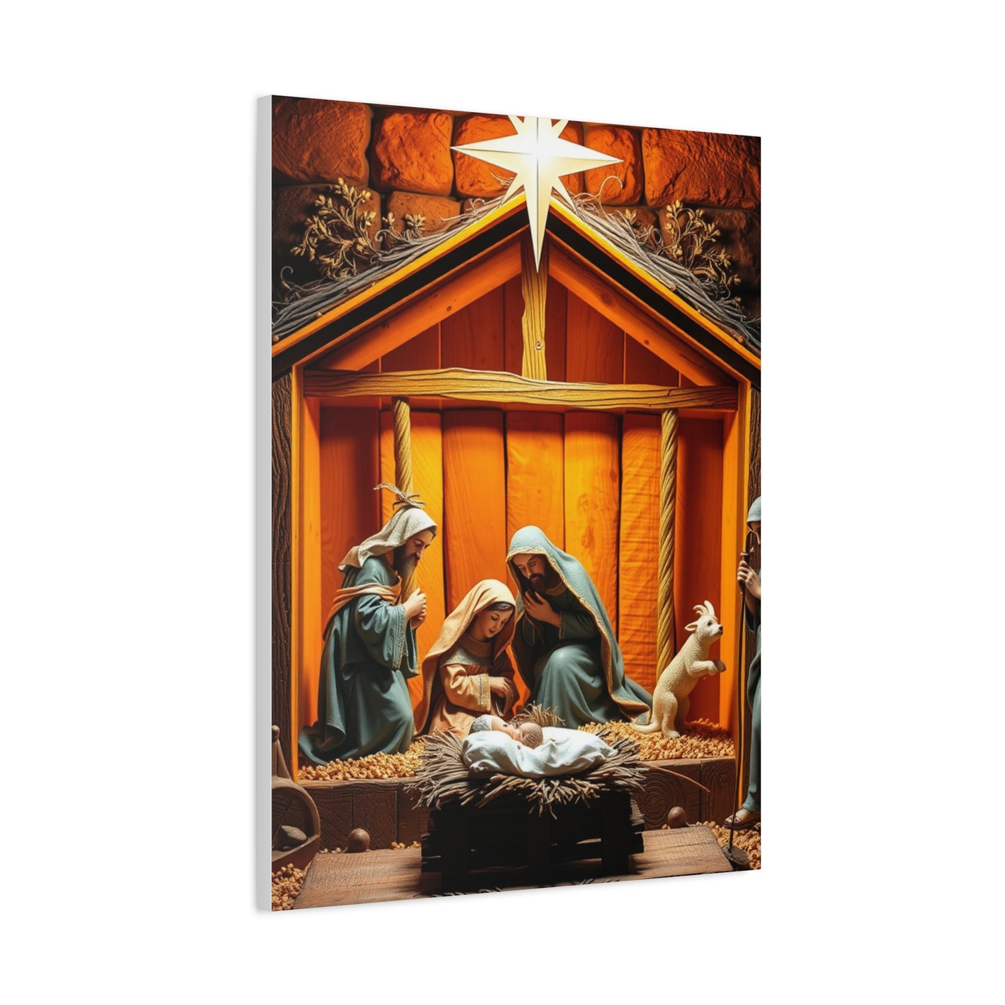 Celestial Nativity Masterpiece Wall Art & Canvas Print