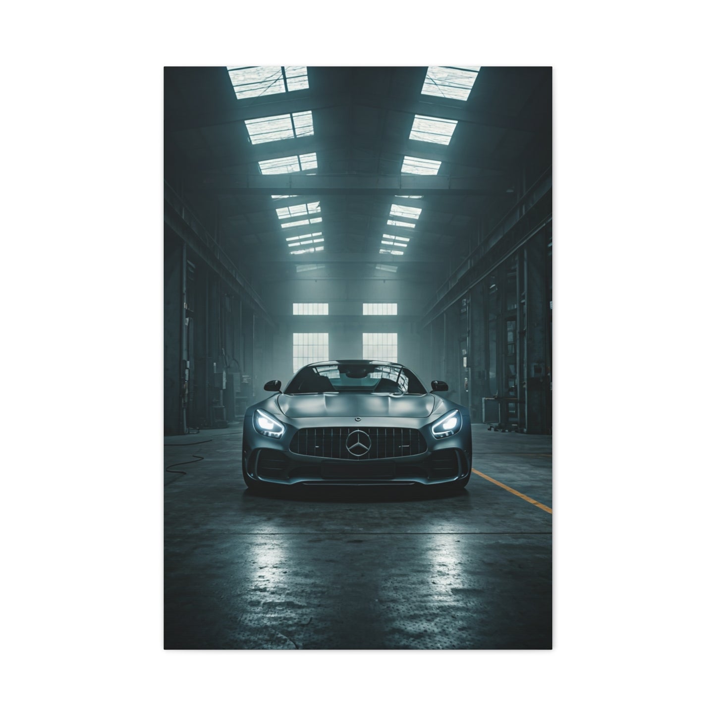Mercedes AMG GT Mechanical Detailing Scene Wall Art & Canvas Prints