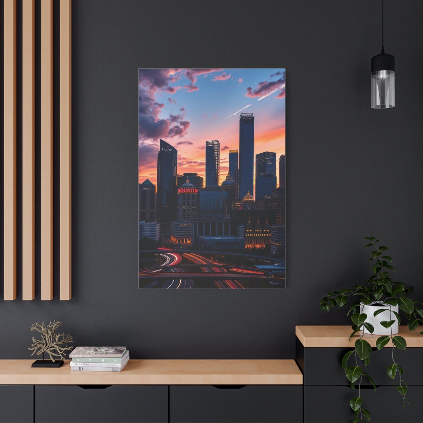 Houston Skylines Art Supreme Gallery Wall Art & Canvas Print
