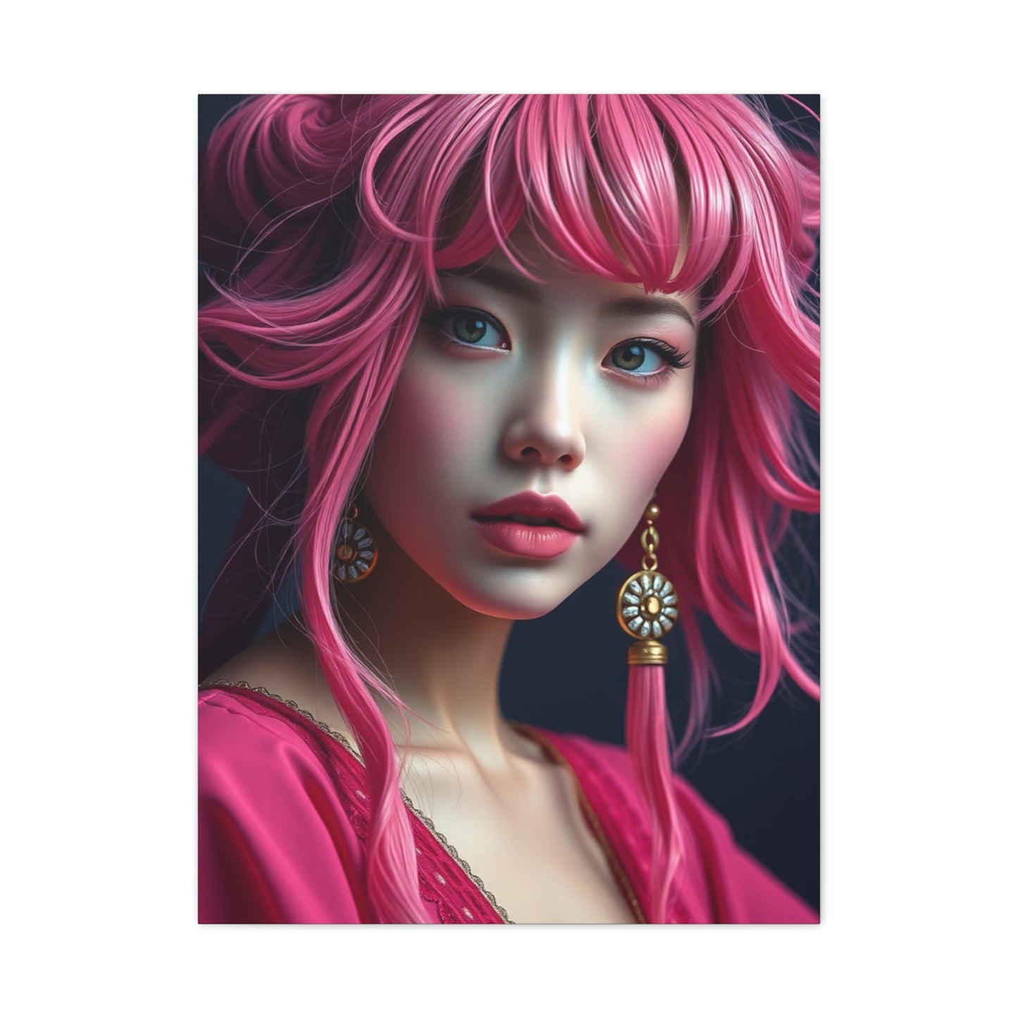 Elite Pinklomein Art Vision Wall Art & Canvas Print